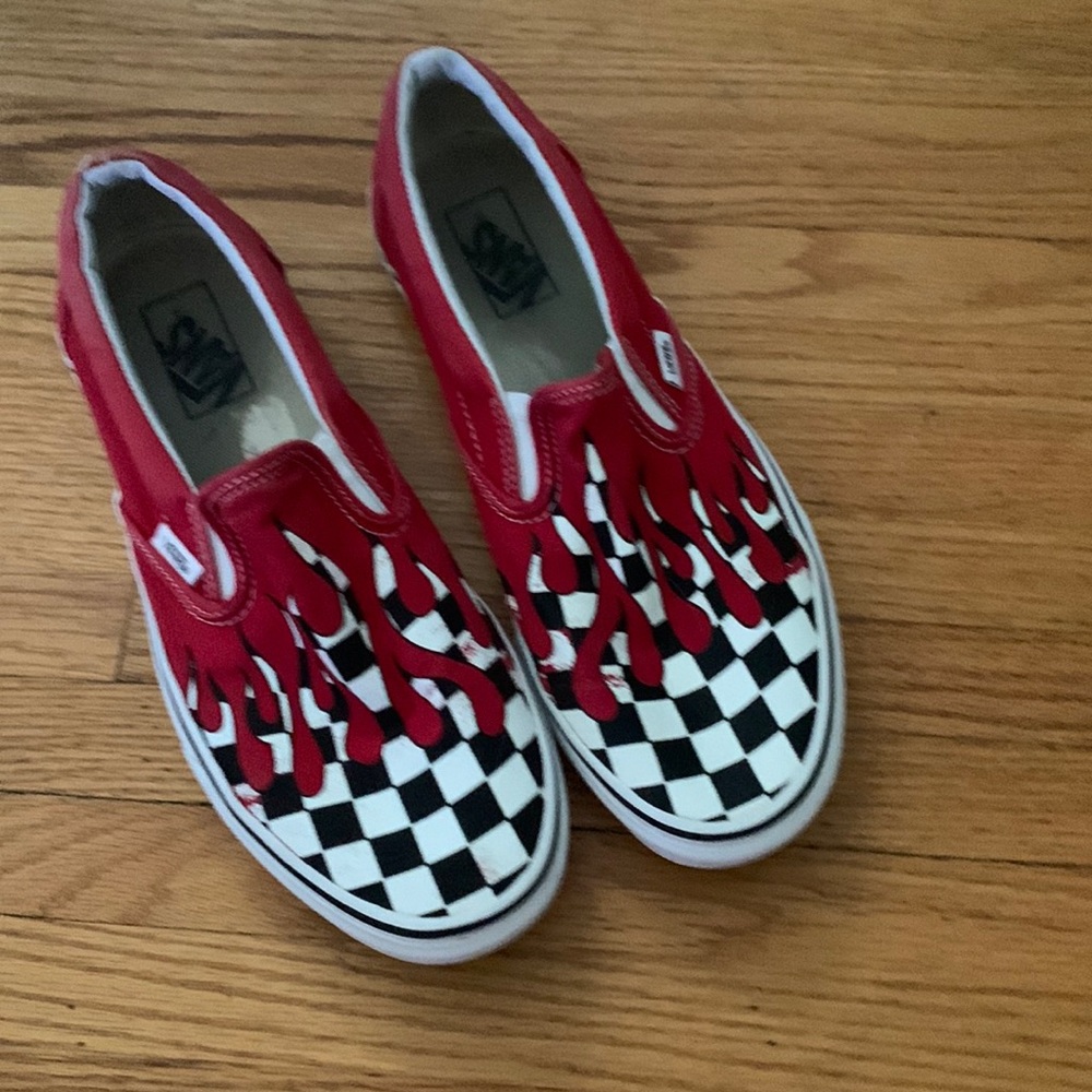 Vans Canvas Slip on Sneakers